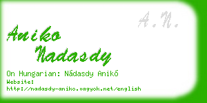 aniko nadasdy business card